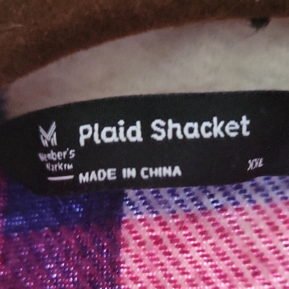 Plaid Button-Up Shacket - Picture 2 of 8